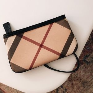 Burberry Nova Check Wristlet (Price Firm)
